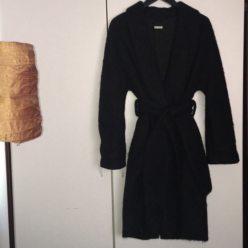 Reformation “Sable” Robe Coat
